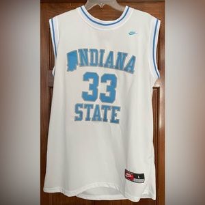 NEVER WORN BRAND NEW Throwback Indiana State LARRY BIRD Basketball Jersey.